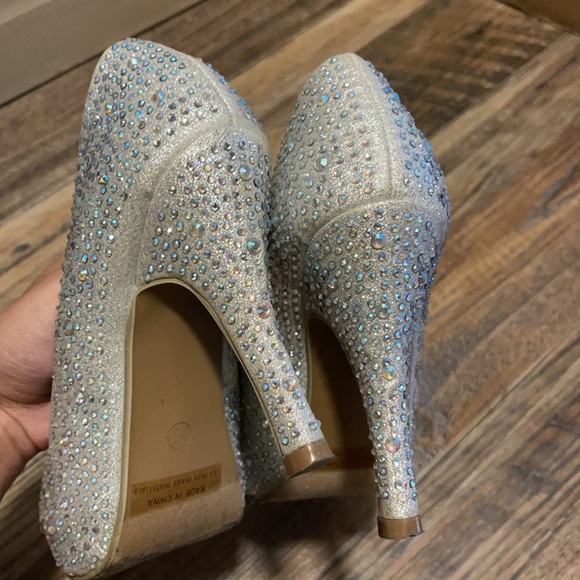 Blinged out diamond heels - Picture 3 of 3